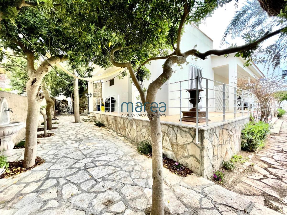 Villa Nauna, Fronte Mare Con Giardino E Terrazzo - Marea Stays Collection Nardò Exterior foto